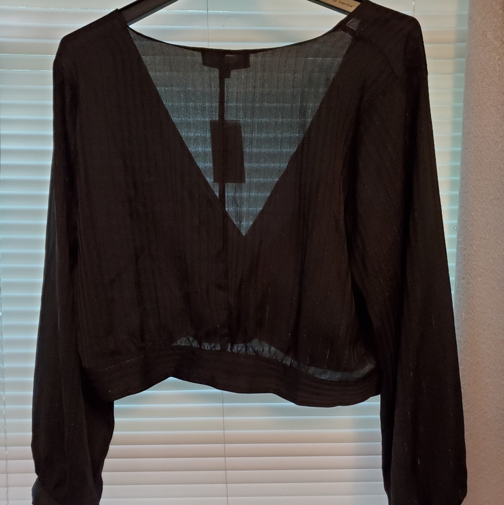 Faux wrap top
